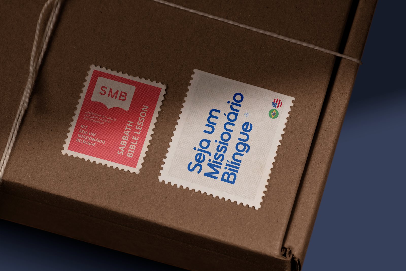 Selos postais — SMB e logotipo