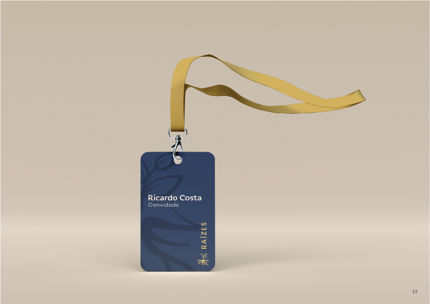 Crachá de convidado — aplicação em eventos